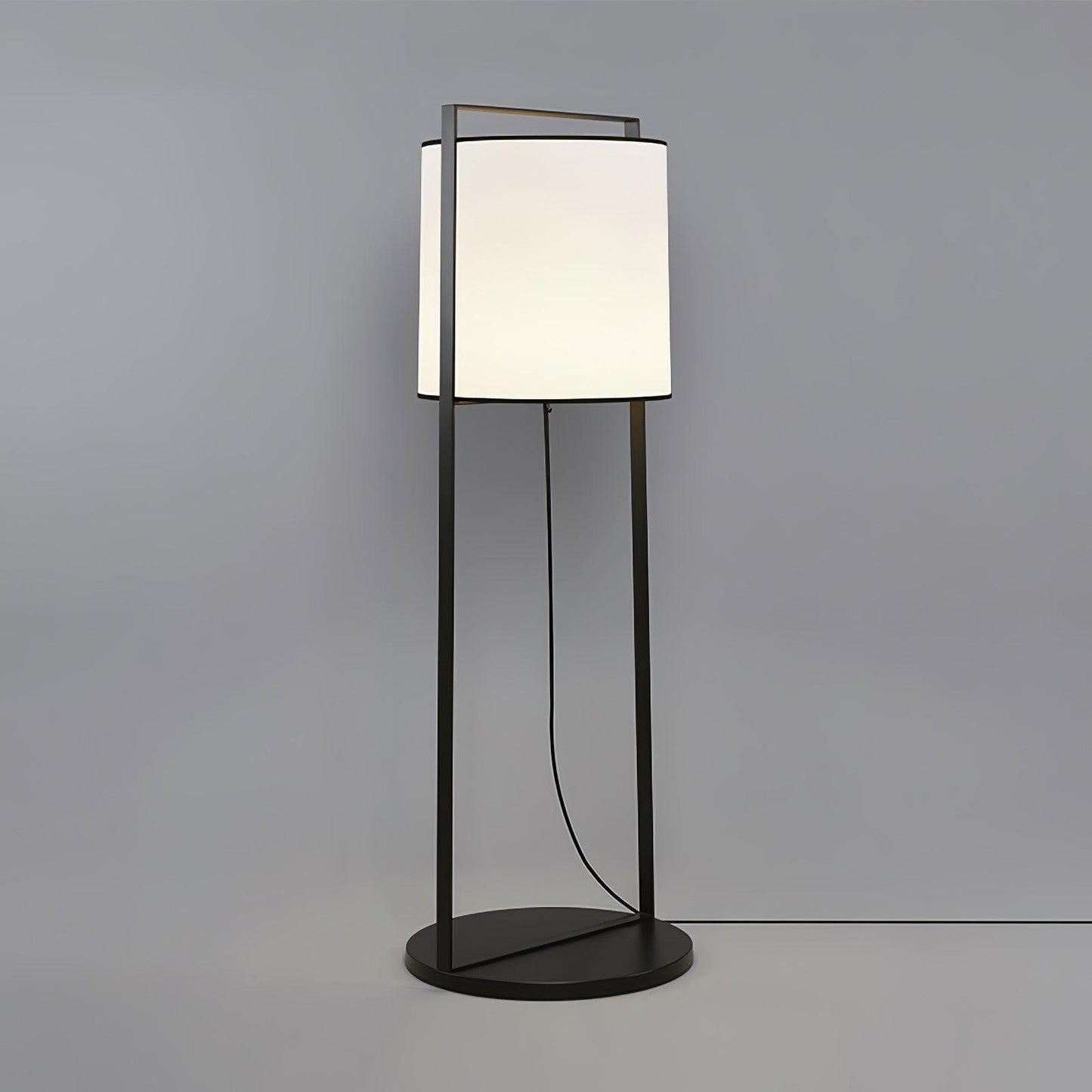 Silhouette Textile Floor Lamp ∅ 21.7″ x H 59.1″ / Dia 55cm x H 150cm / Black & White / US Plug Floor lamp