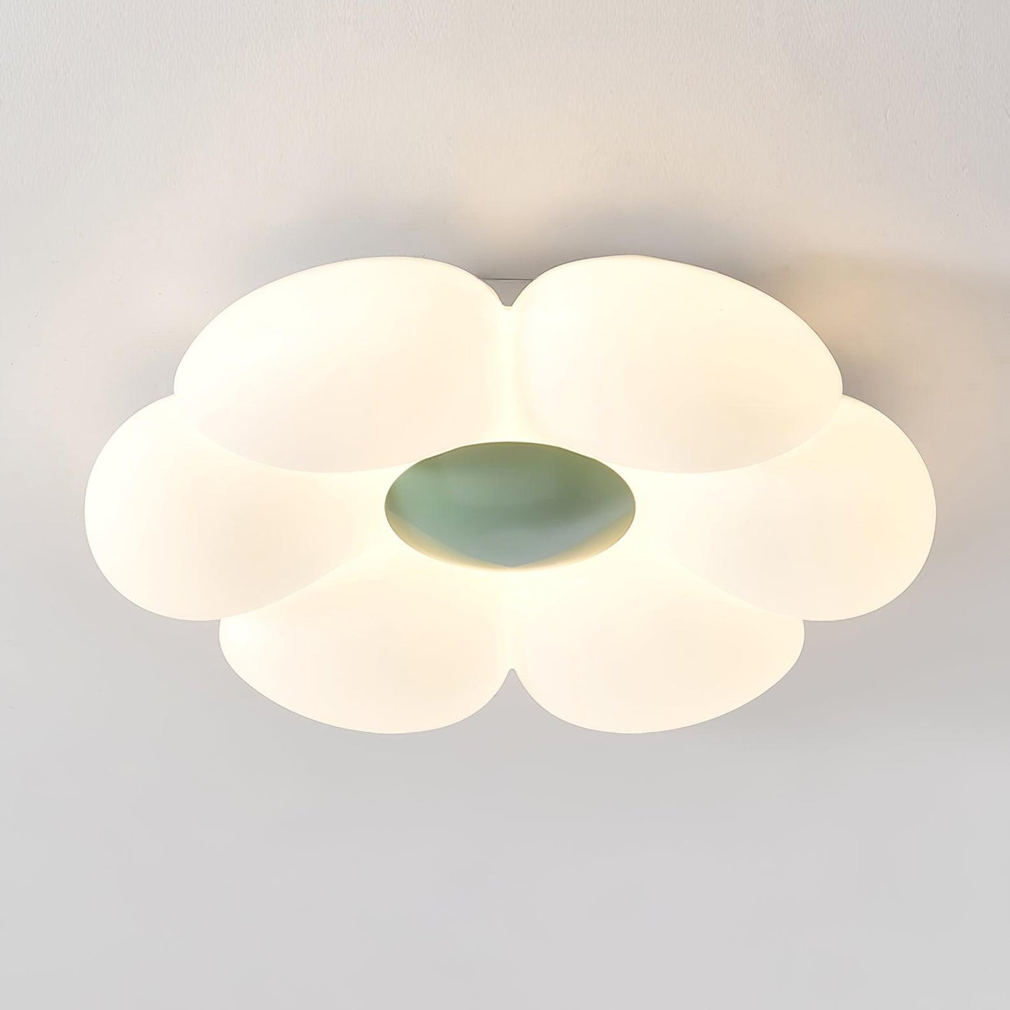 Deckenlampe für Kinderzimmer mit sechsblättrigem Blumenmotiv