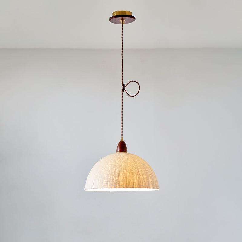 Soren Pendant Lamp Model E: ∅ 13.8″ x H 11″ / Dia 35cm x H 28cm / White Pendant light
