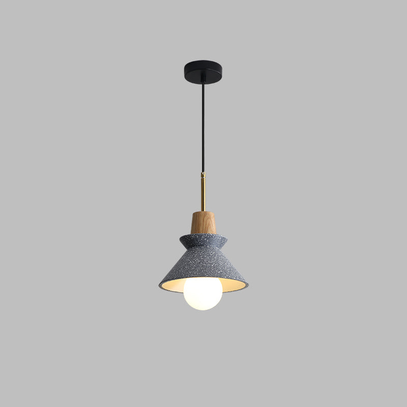 Space Pendant Lamp ∅ 8.6″ x H 12.9″/ Dia 22cm x H 33cm / Space Stone Grey Pendant light