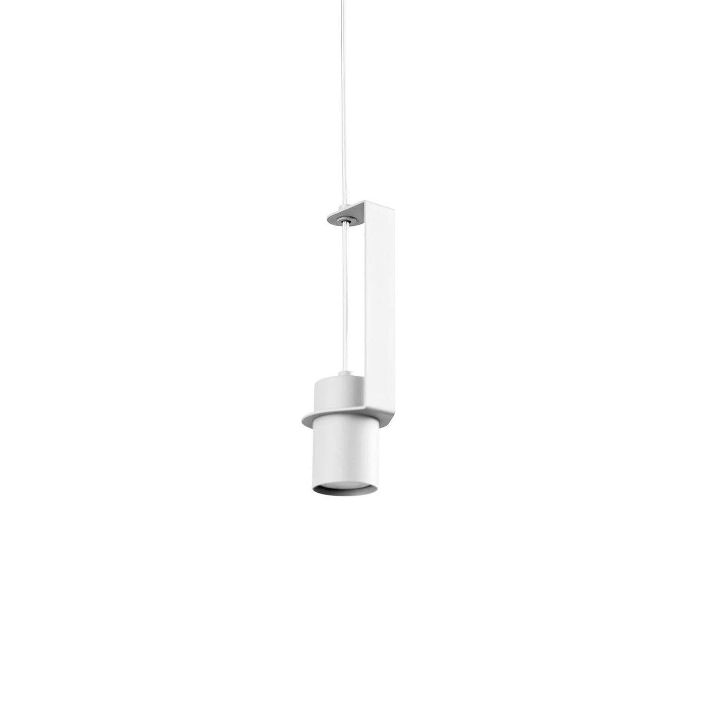 Spots Industriels Pendant Lamp Model B ∅ 2.4″ x H 11.8″ / Dia 6cm x H 30cm / White Pendant light