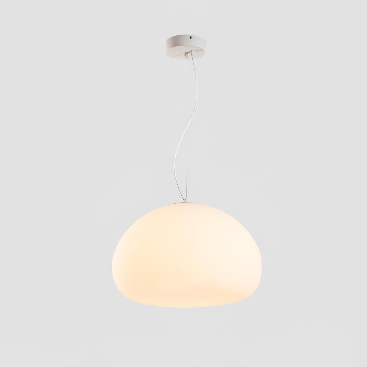 Steamed Bun Pendant Light ∅ 16.5″ x H 59″ / Dia 42cm x H 150cm / White Pendant light