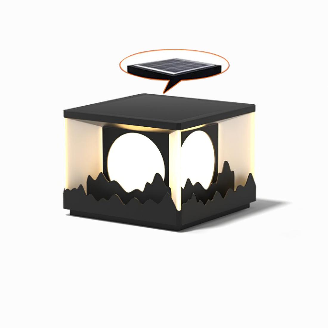 Sunrise Garden Outdoor Light ∅ 11.8″ x H 9.8″ / Dia 30cm x H 25cm / Model B: Solar-Powered Version / Warm Light Table