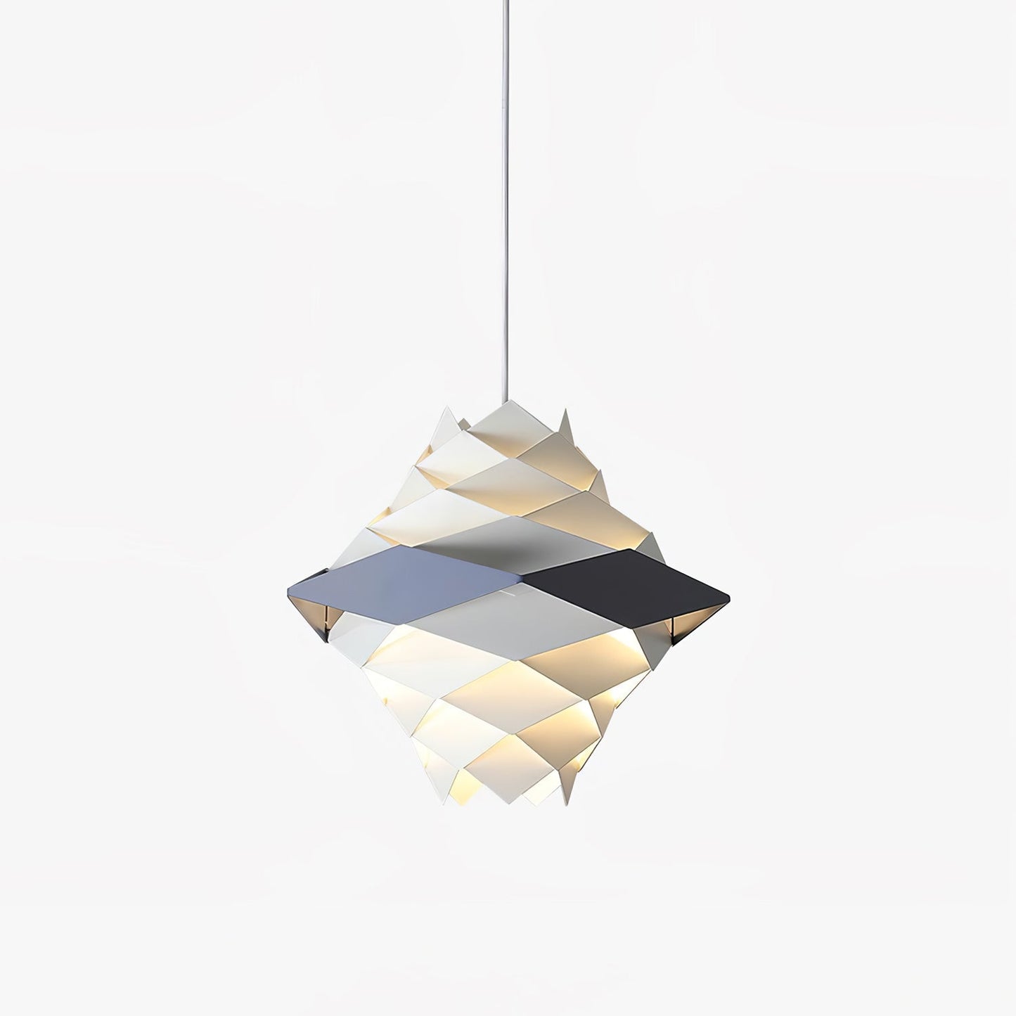 Symphoni Pendant Light ∅ 15.7″ x H 13.8″ / Dia 40cm x H 35cm / White + Blue Pendant light