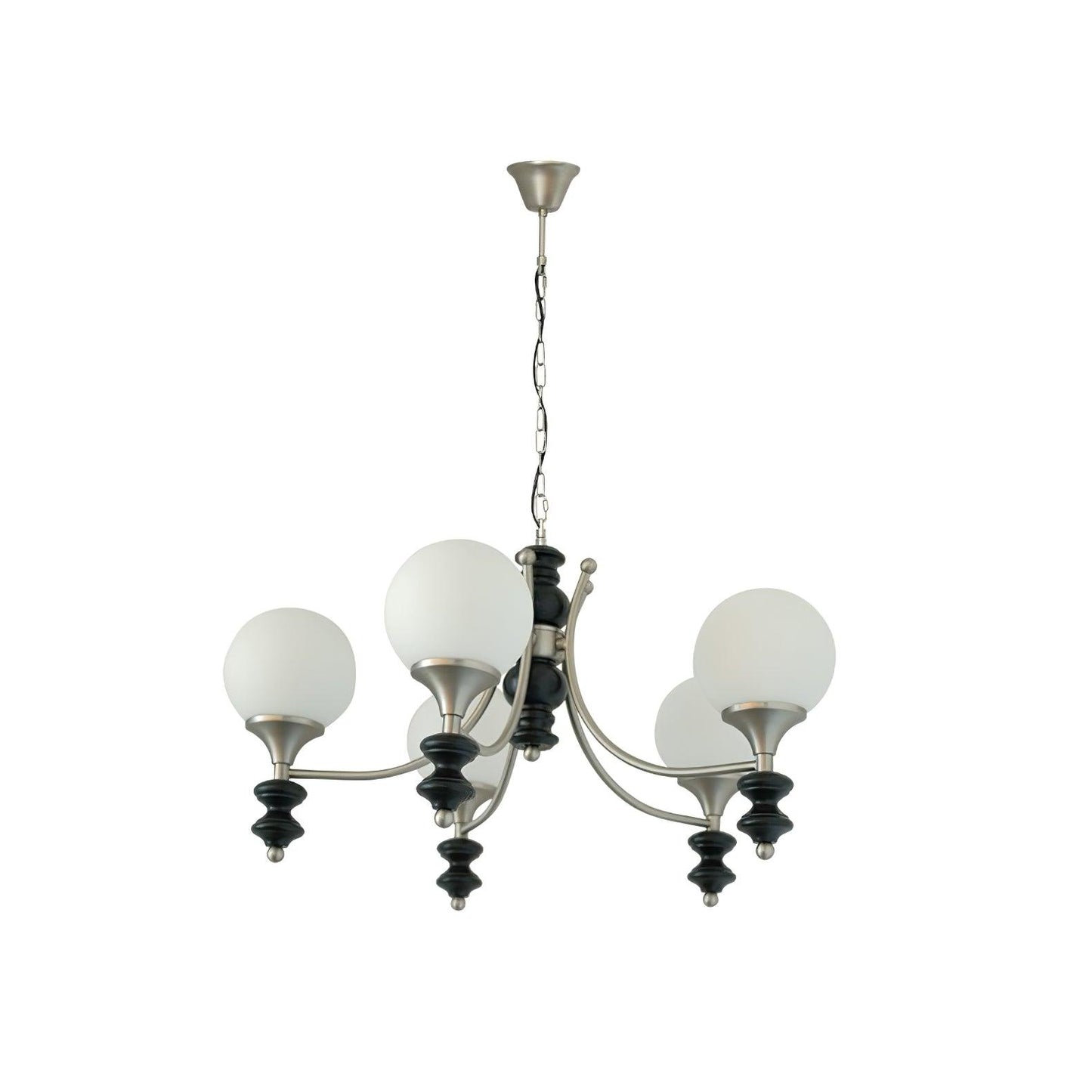 Tina Wooden Chandelier 5 heads Dia 73cm x H 26cm / ∅ 28.7″ x H 10.2″