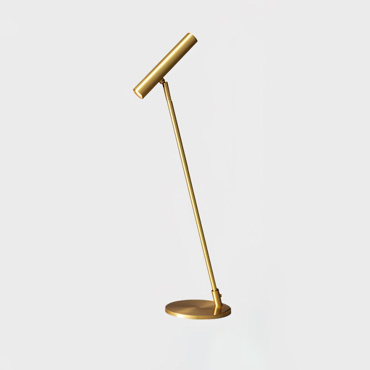 Tom LED Table Lamp W 9.8″ x H 25.6″ / W 20cm x H 65cm (Power: 3W) / Brass / US Plug Table lamp