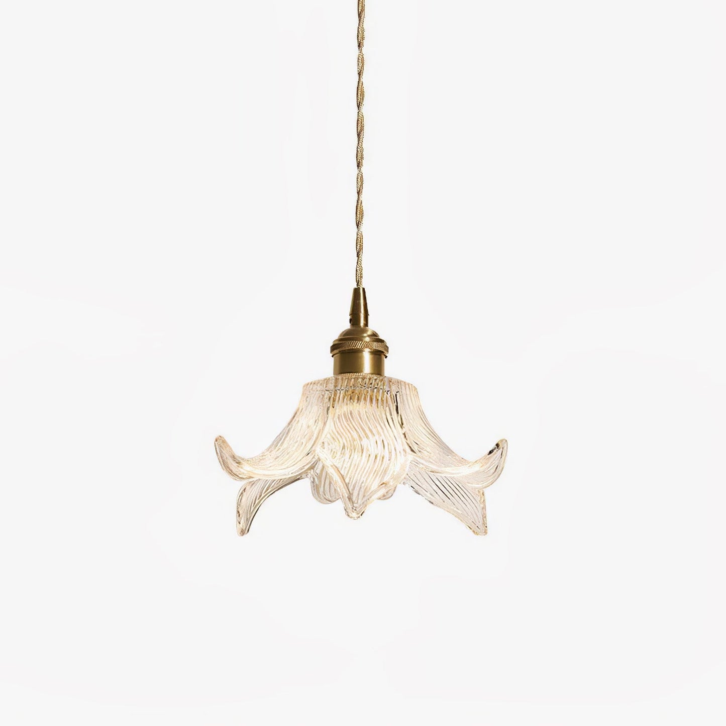 Transparent Crystal Pendant Light ∅ 7.9″ x H 3.7″ / Dia 20cm x H 9.5cm / Clear Pendant light