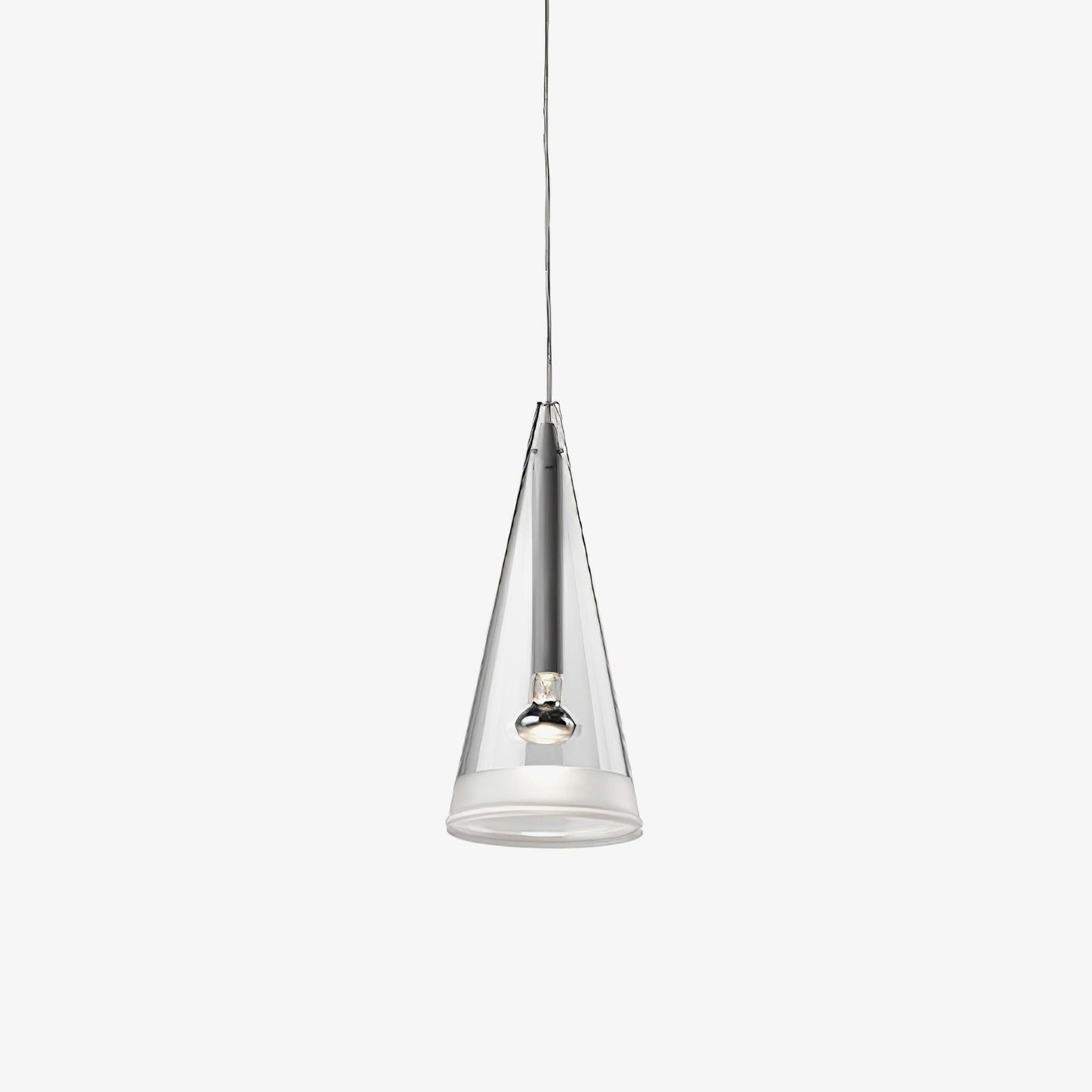 Tuileries Glass Pendant Light ∅ 6.3″ x H 59″ / Dia 16cm x H 150cm / Transparent Pendant light