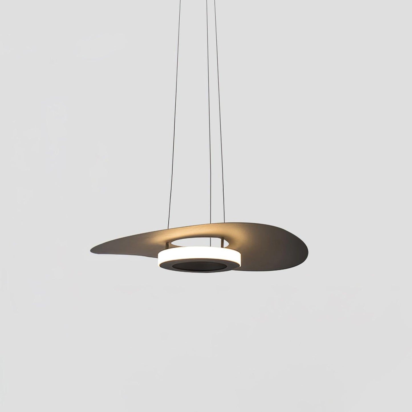 UFO LED Pendant Lamp ∅ 23.6″ x H 59.1″ / Dia 60cm x H 150cm / Black / Cool Light Pendant light