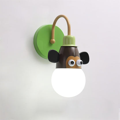 Cartoon Animal Kids Wall Lamp