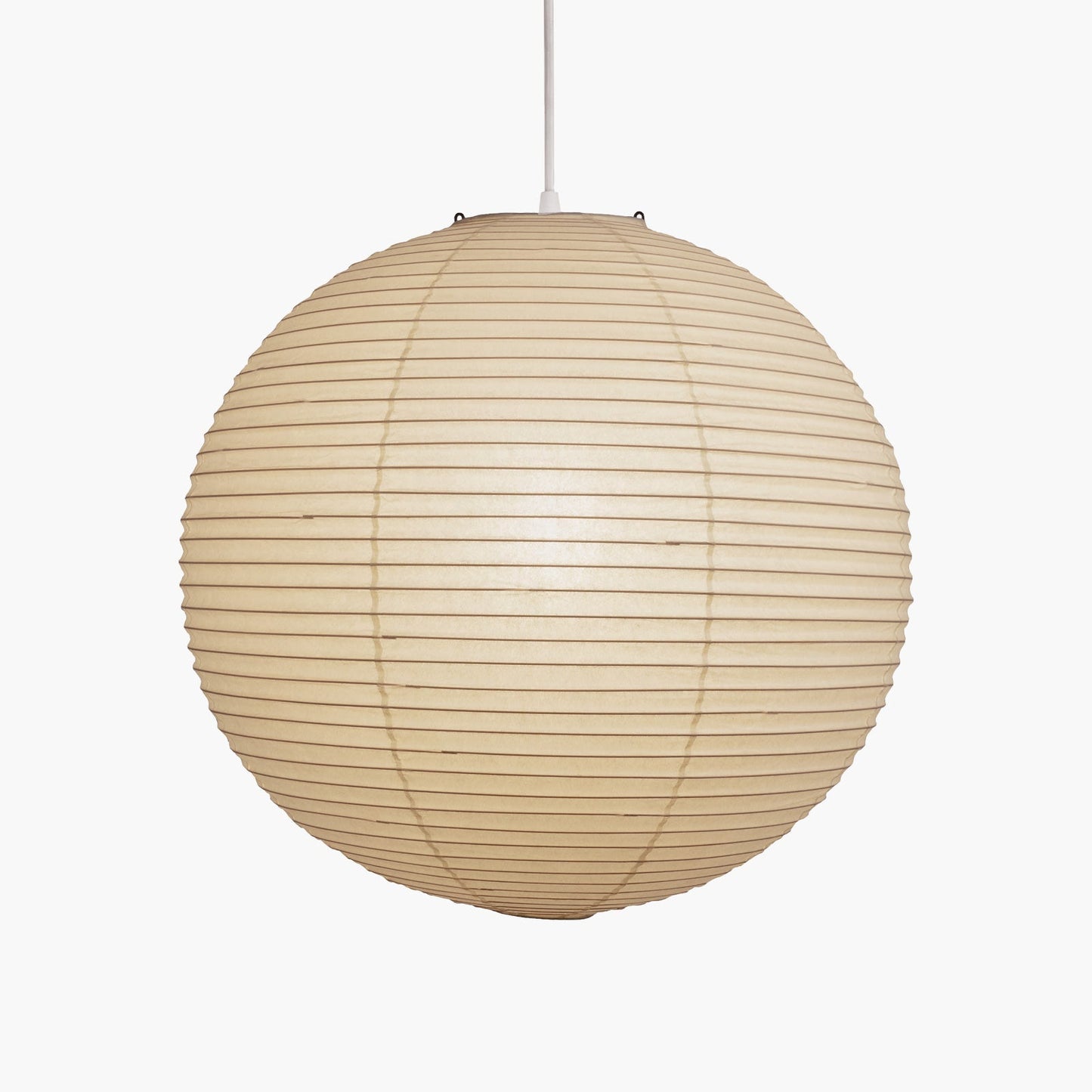 Washi Paper A Pendant Lamp ∅ 31.5″ x H 29.9″ / Dia 80cm x H 76cm / White Lampshade & White Cable 1001 Pendant light