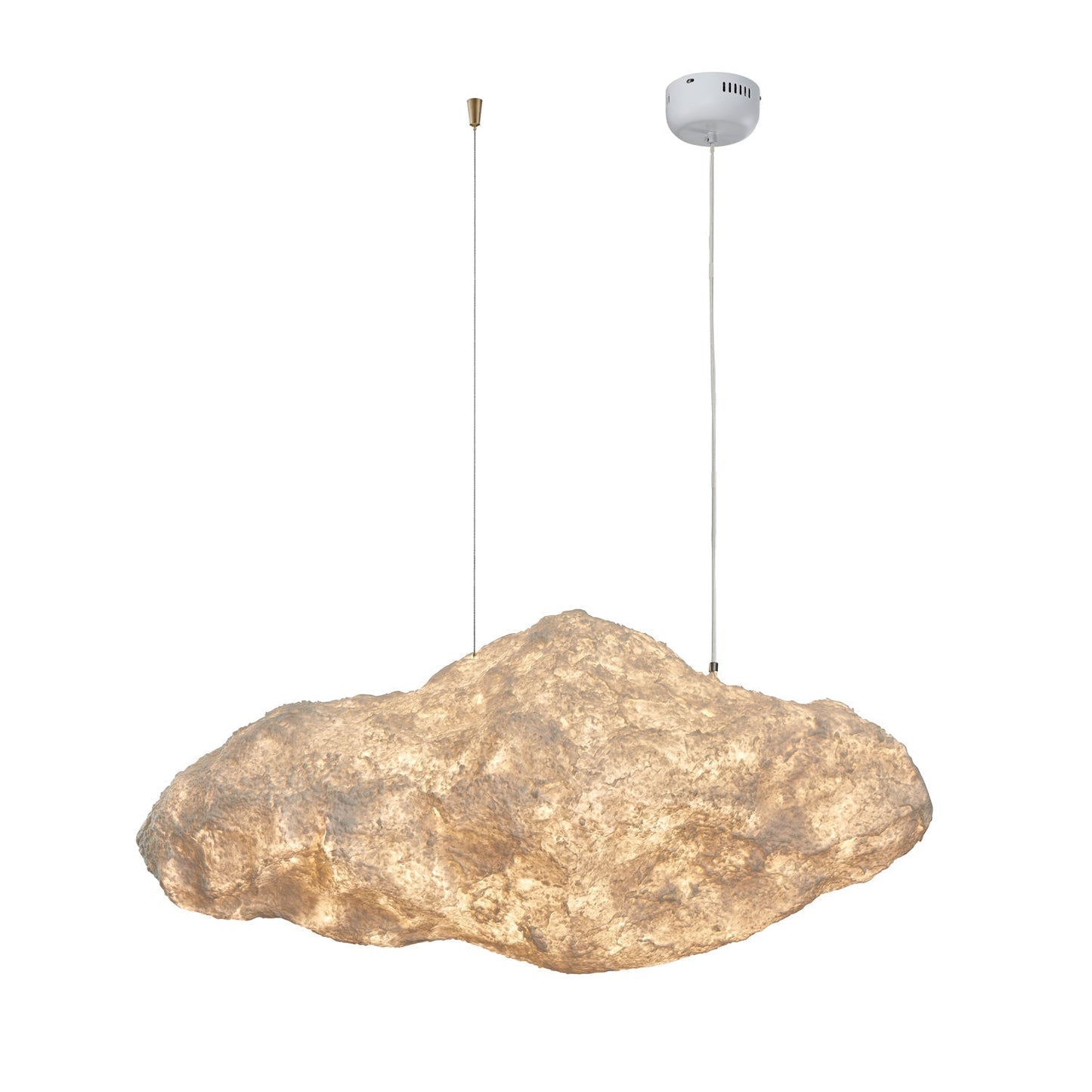 Chris Cloud Pendant Lamp L 39.4″ x W 17.7″ x H 17.7″ / L 100cm x W 45cm x H 45cm / White / Warm Light Pendant light