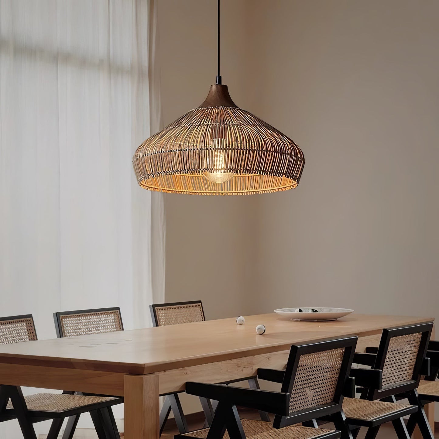 Wicker Rattan Pendant Light Pendant light