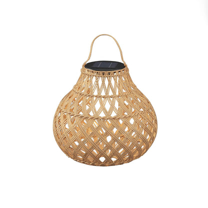 Woven Sphere Lantern Outdoor Lamp