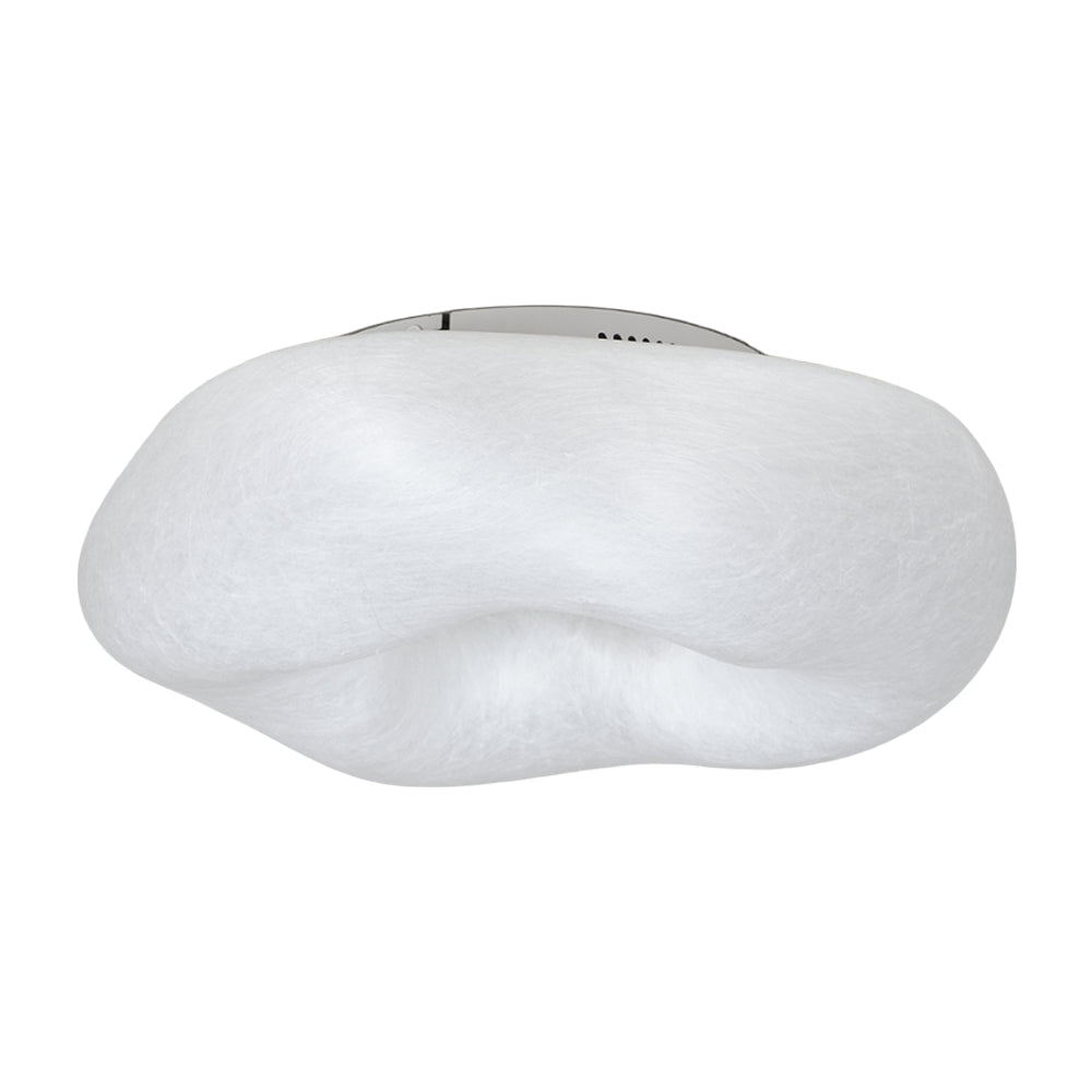 Yunduo Silk Ceiling Lamp ∅ 19.7″ x H 7″ / Dia 50cm x H 18cm (Power ~20W) / White / Warm Light Ceiling lamp