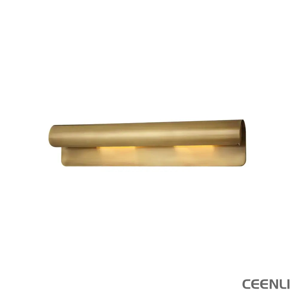 Accord Wall Sconce L 19.7″ x W 4.3″ x H 5.1″ / L 50cm x W 11cm x H 13cm / Brushed brass Wall lamp