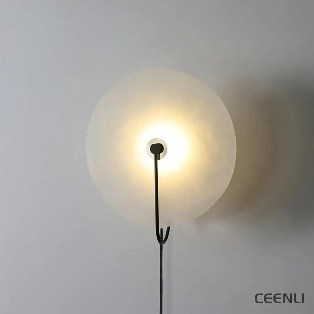 Alabaster LED Plug-In Wall Lamp Wall lamp