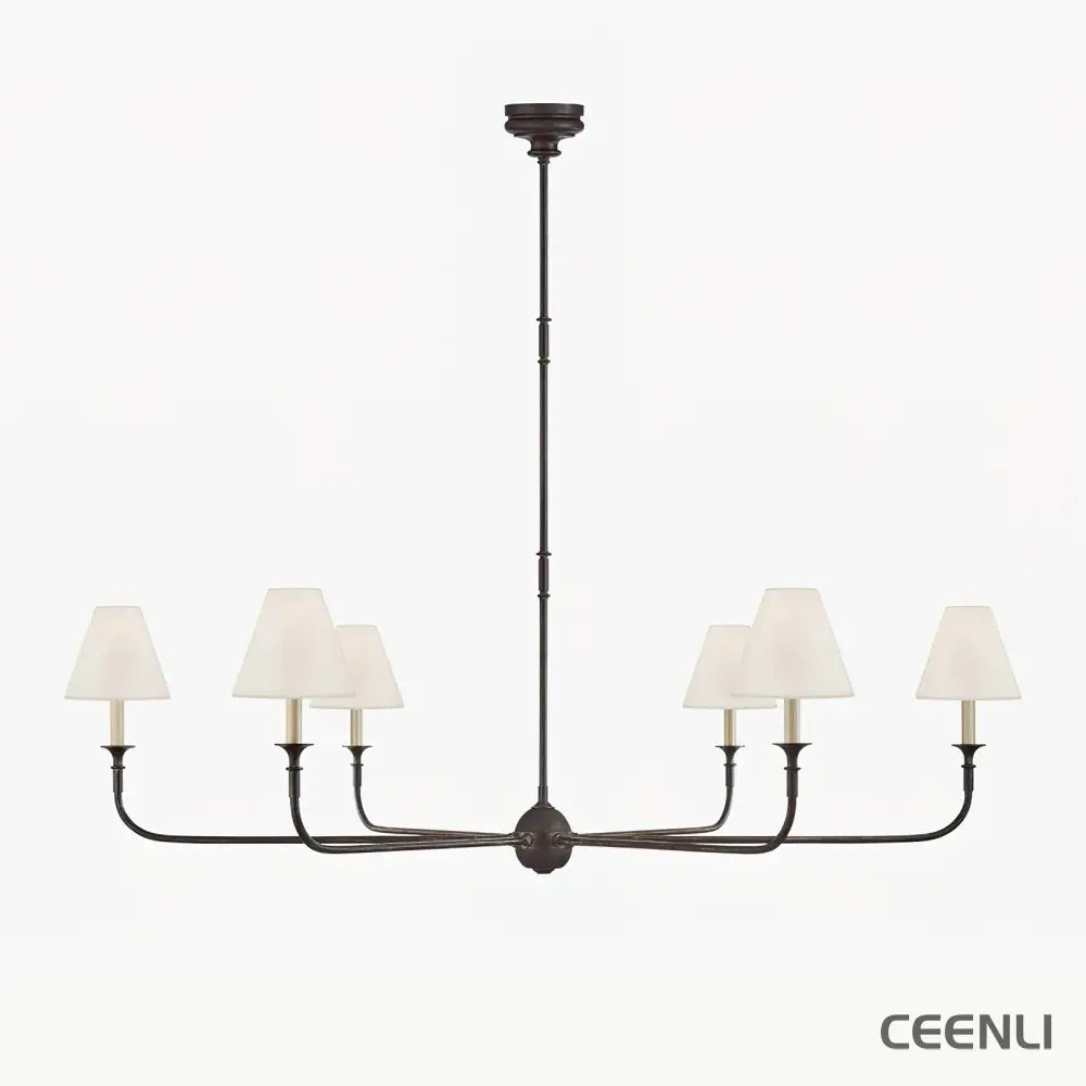 Piaf Grande Chandelier ∅ 55.1″ x H 18.1″ / Dia 140cm x H 46cm / Black & White Chandelier
