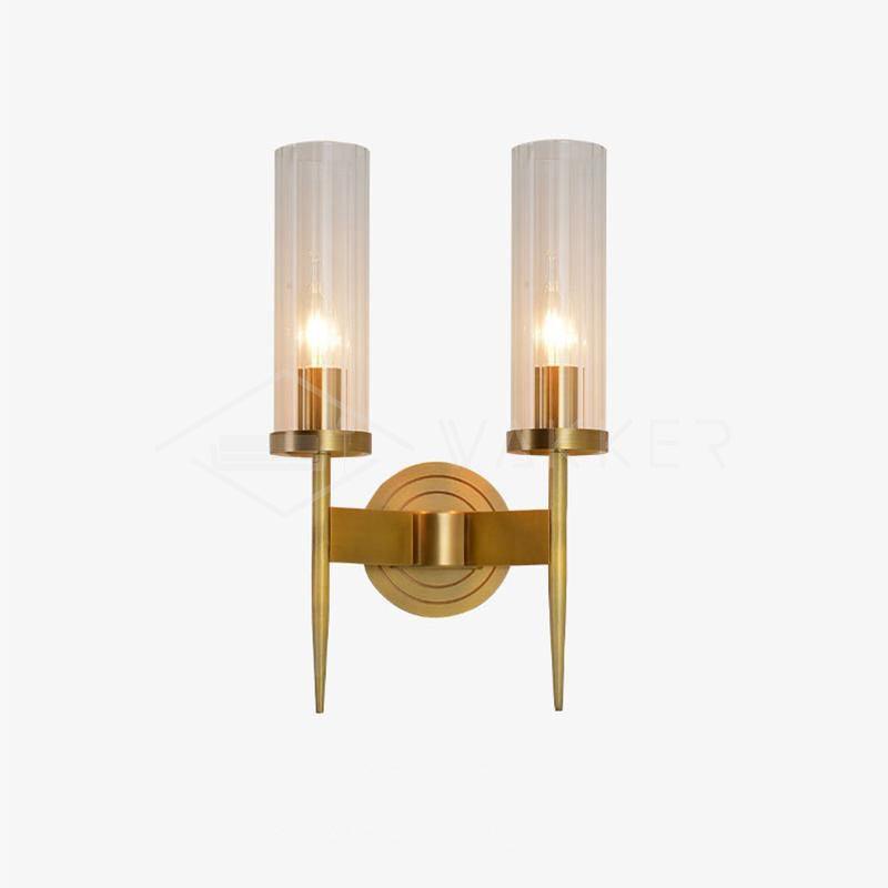 Alouette Wall Light ∅ 9.4″ x H 15.8″ / Dia 24cm x H 40cm / Brass Wall lamp