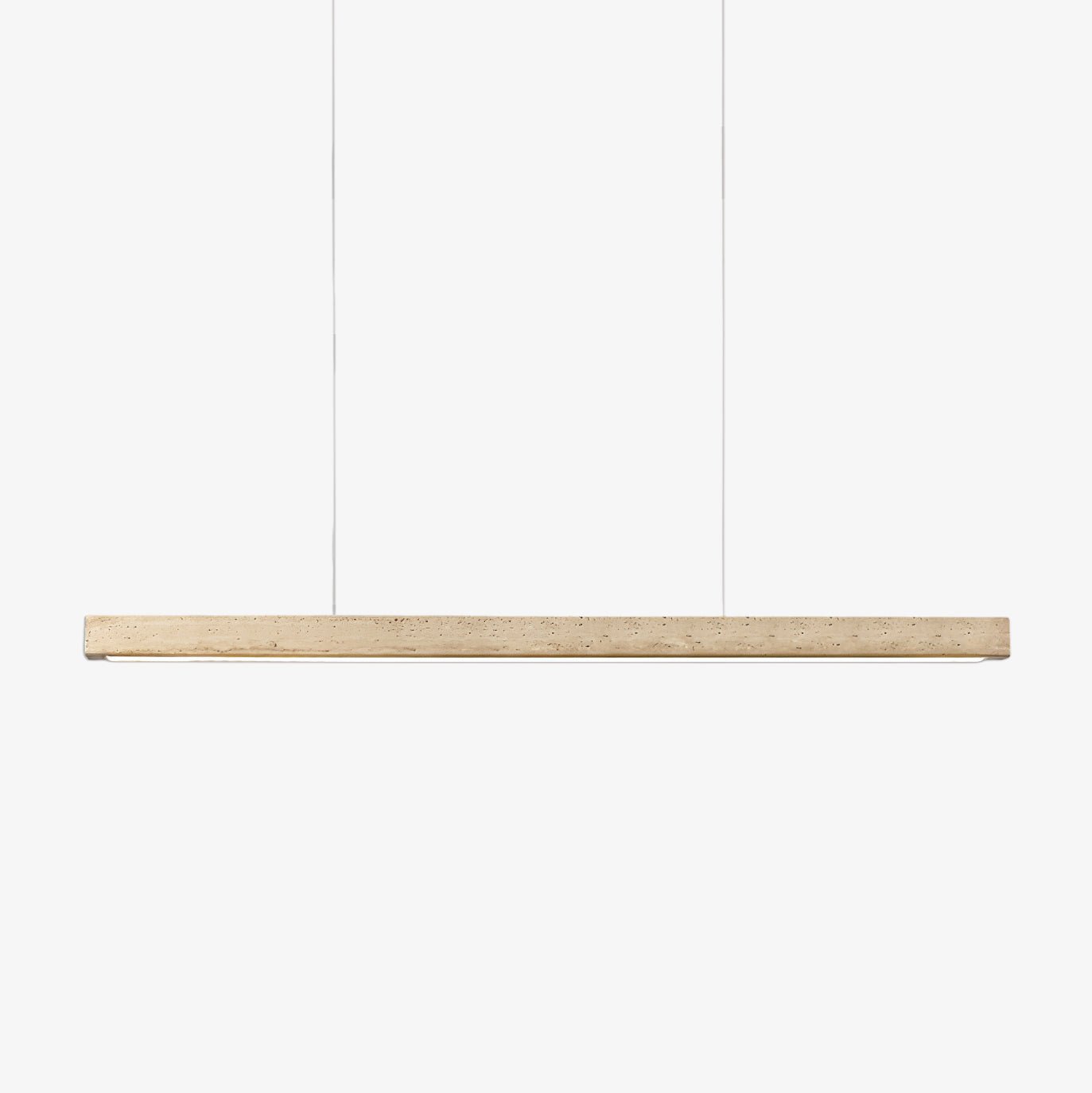 Linear Travertine Pendant Lamp