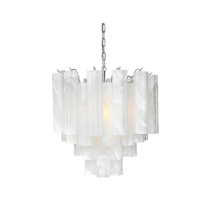 Frosted Glass Tubes Chandelier