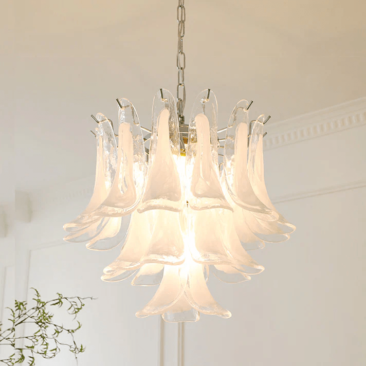 Murano Glass Petals Chandelier