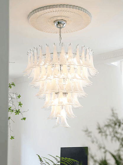 Murano Glass Petals Chandelier