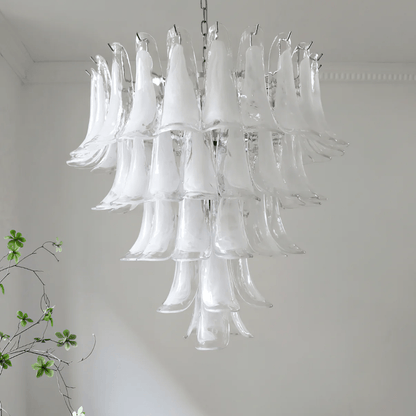 Murano Glass Petals Chandelier