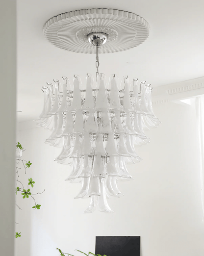 Murano Glass Petals Chandelier