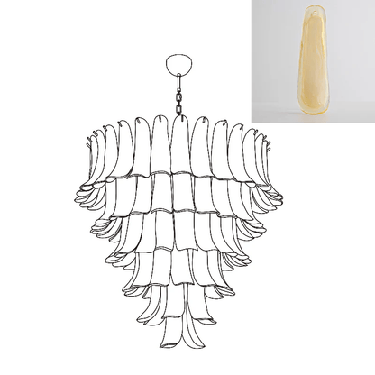 Murano Glass Petals Chandelier