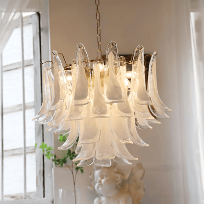 Murano Glass Petals Chandelier