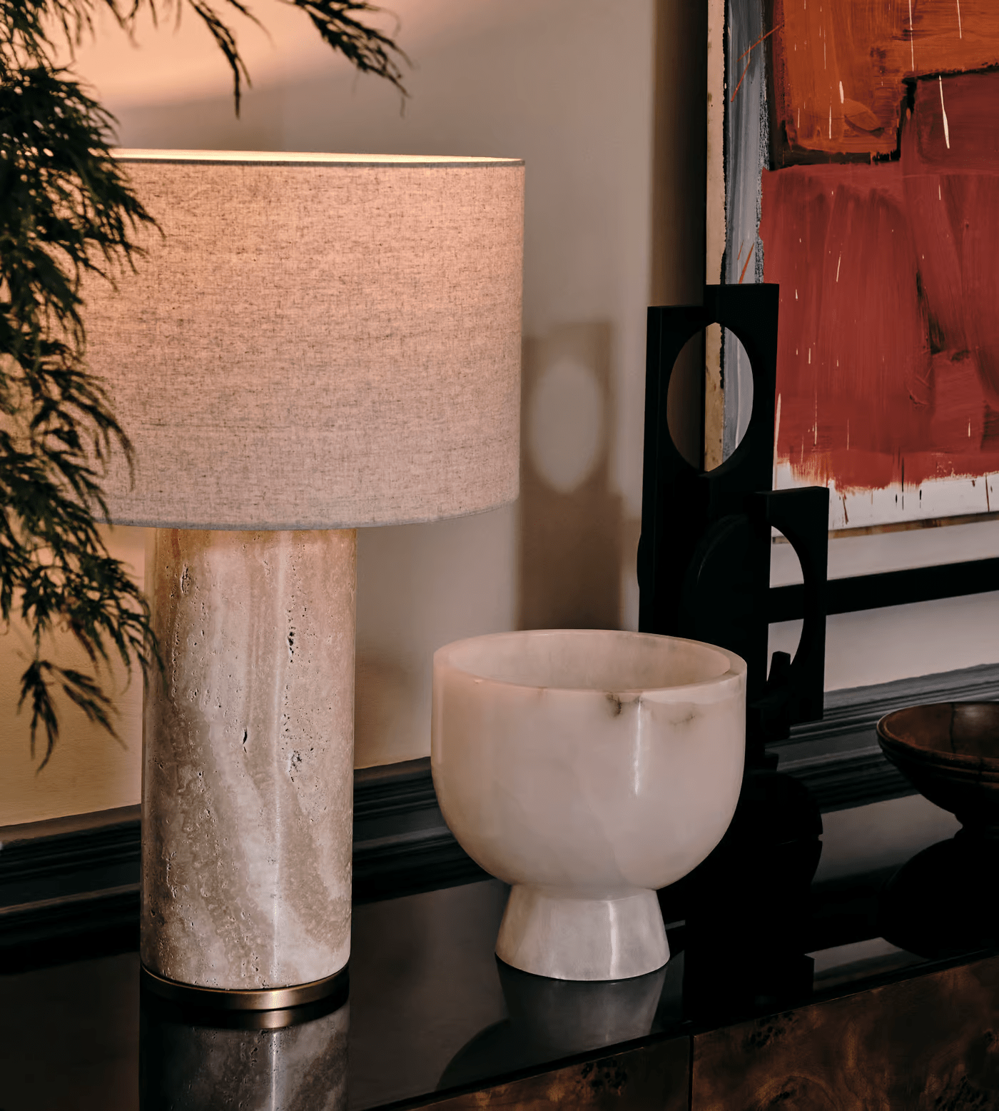 Aria Stone Table Lamp