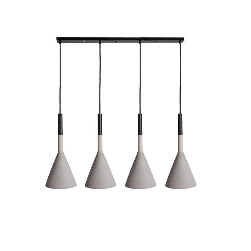 Conical Concrete Pendant Light