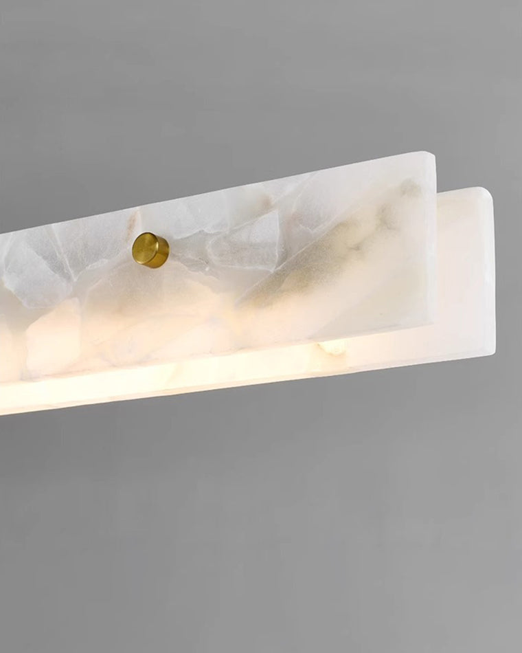 Linear Alabaster Chandelier