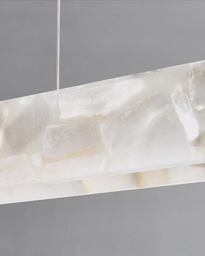 Linear Alabaster Chandelier