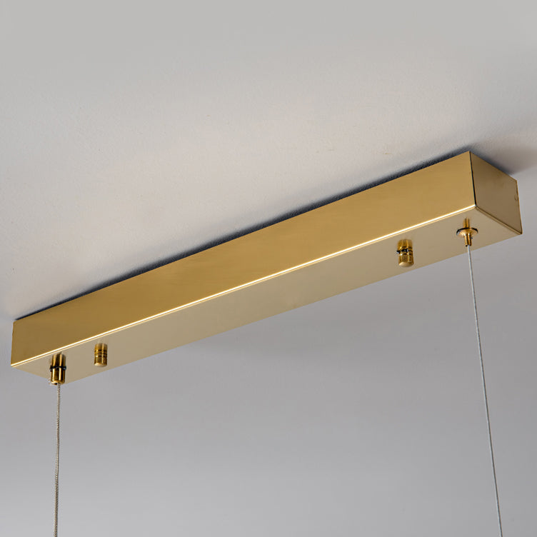 Linear Alabaster Chandelier