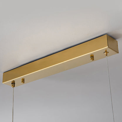 Linear Alabaster Chandelier