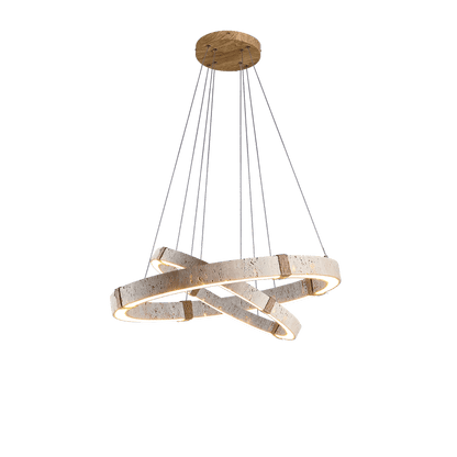 Circle Travertine Pendant Lamp