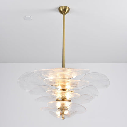 Petals Gold Murano Chandelier