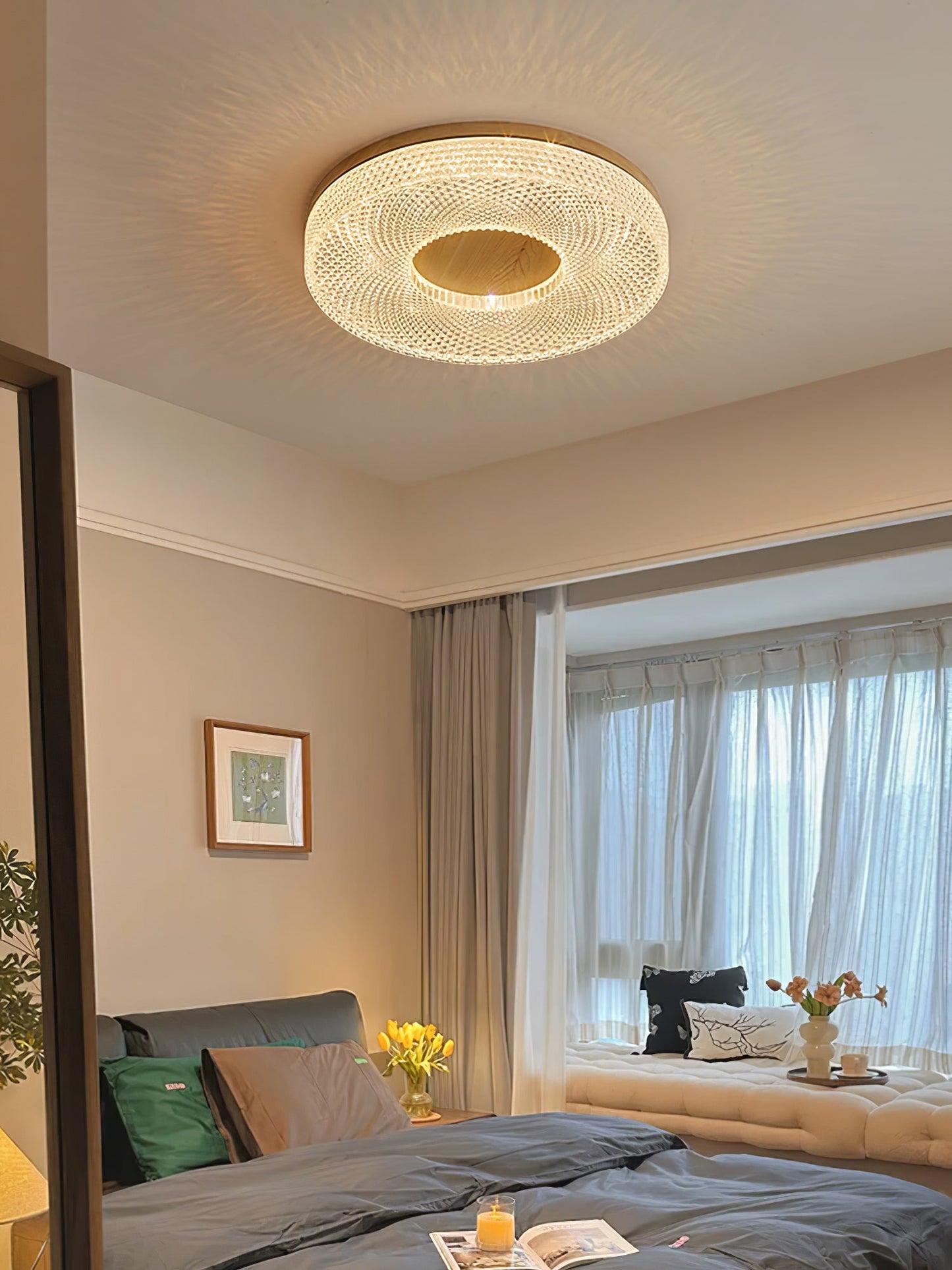 Acrylic Halo Round Ceiling Light