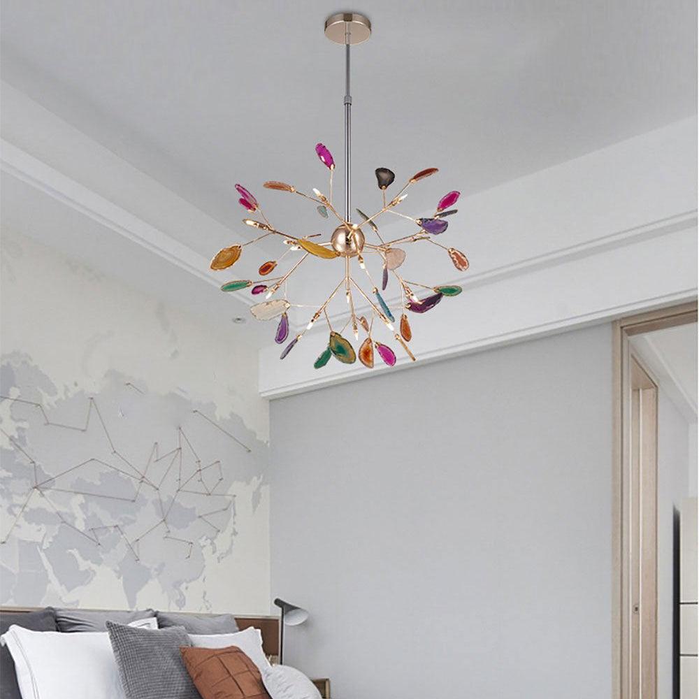 Agate Flake Chandelier