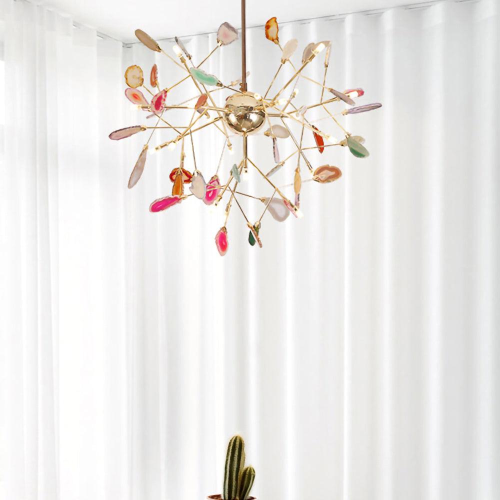 Agate Flake Chandelier