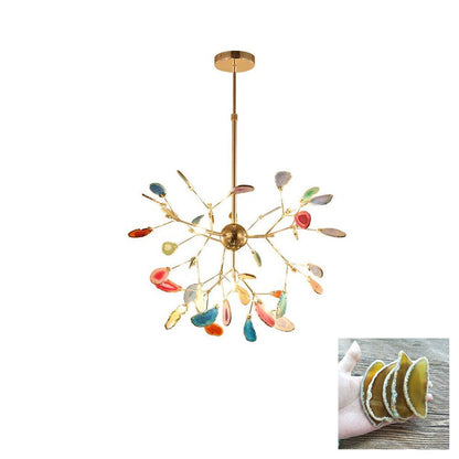 Agate Flake Chandelier