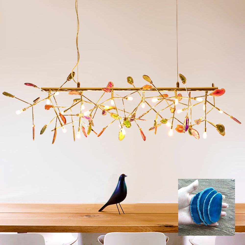 Agate Flake Chandelier