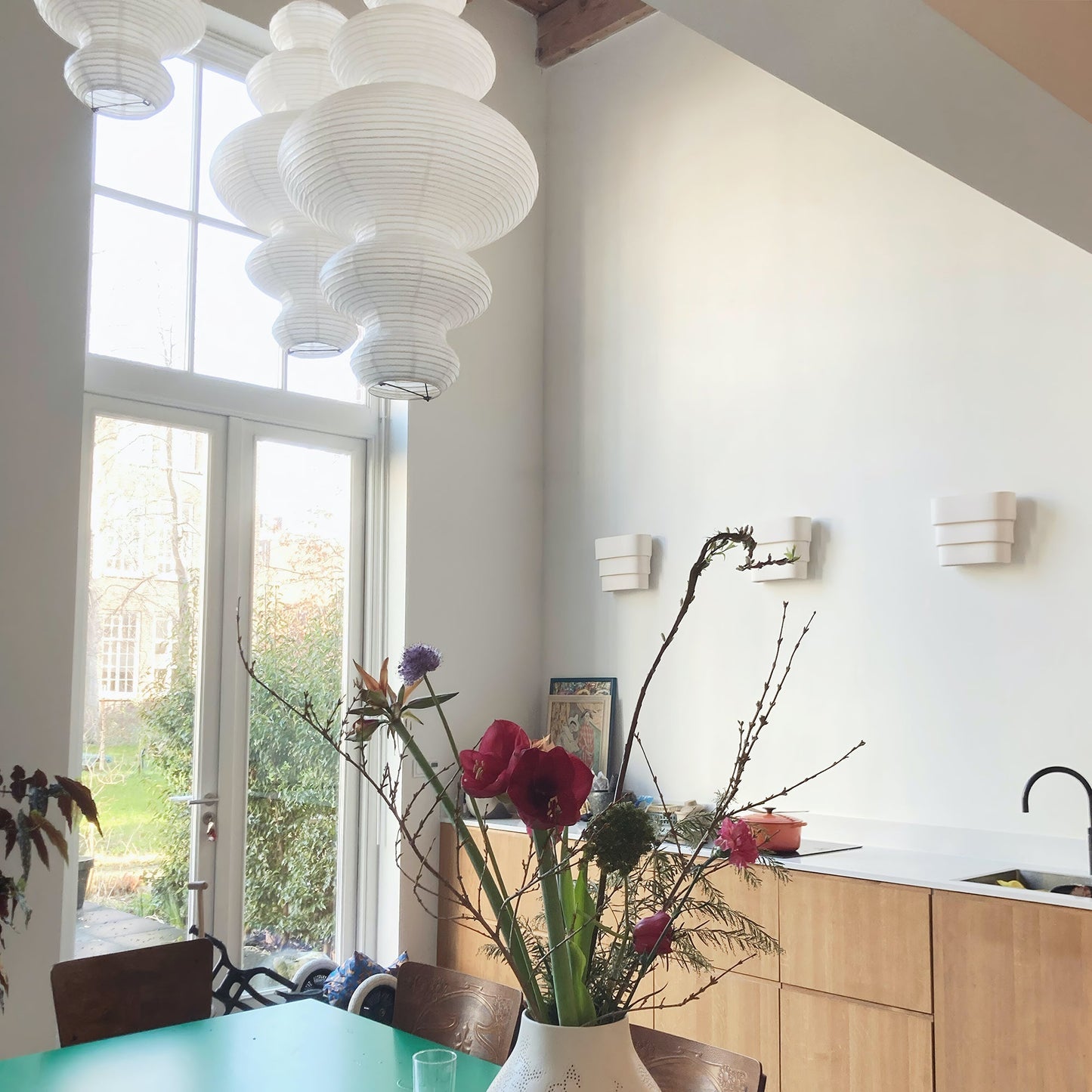 Akari Juni Pendant Swag Lamp