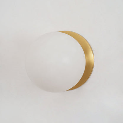 Alabaster Mini Orb Wall Lamp