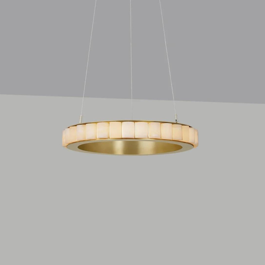 Alabaster Avalon Halo Chandelier