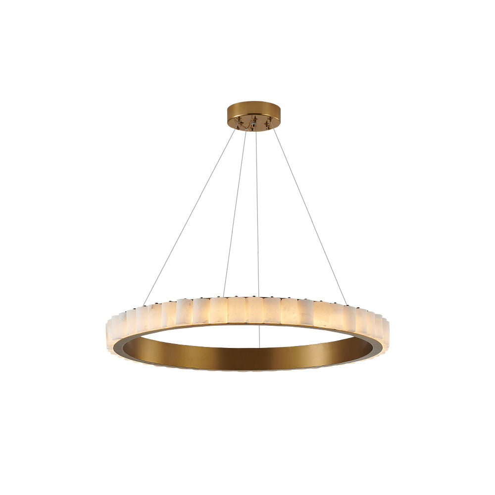 Alabaster Avalon Halo Chandelier