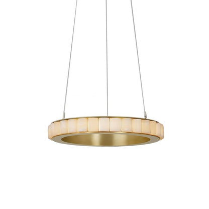 Alabaster Avalon Halo Chandelier