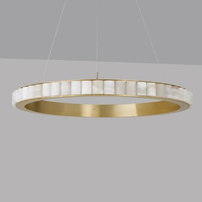 Alabaster Avalon Halo Chandelier